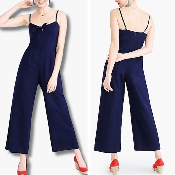J. Crew Pants - J. Crew Linen Blend Jumpsuit Sz. 8
